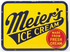 Meier's Ice Cream sign
