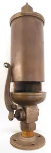 Kinsley Mfg. Co. brass steam whistle