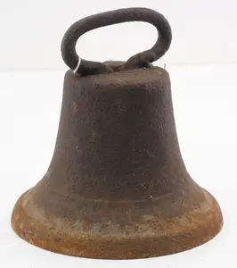 Cast iron bell-shaped horse tie