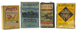 (4) Large country store animal products