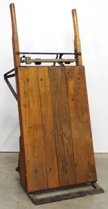 Early 2-wheel scale push cart