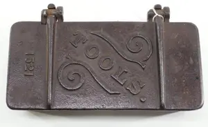Cast iron implement tool box