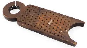 Wooden hand corn scrubber