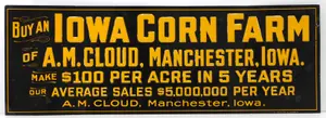 Iowa Corn Farm sign