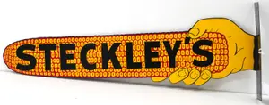 Steckley's ear of corn flanged sign