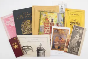 Various early catalogs for shoes and stoves