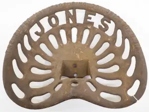 Jones cast iron seat
