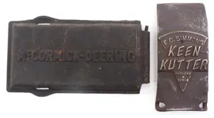 Keen Kutter and McCormick Deering plates