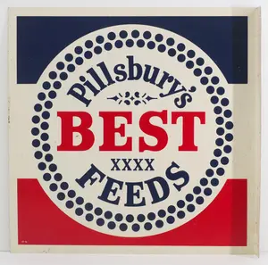 Pillsbury Best Feeds flanged sign