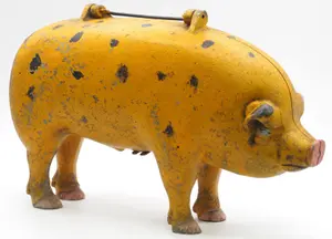 MoorMan cast iron salesman sample pig, WOW!