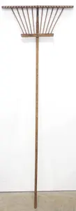 Primitive wooden rake