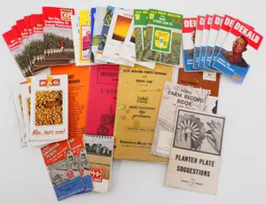 Assortment of memo books and brochures