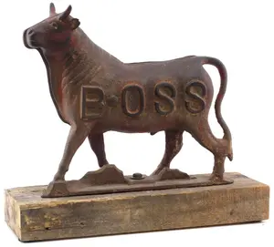 Cast iron 2-pc BOSS bull windmill weight