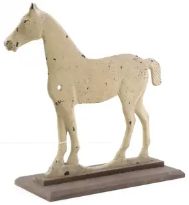 Cast iron short-tail horse windmill weight
