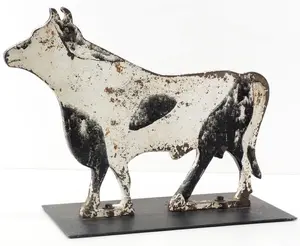 Cast iron flat bull windmill weight