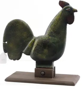 Barnacle-eye rooster cast iron windmill weight