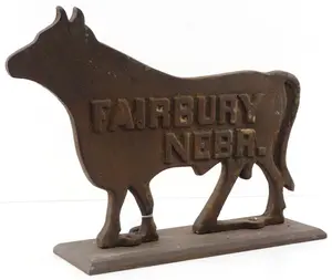Fairbury bull cast iron windmill weight