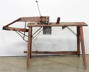Early floor model ear corn cutter