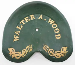 Walter A Wood cast iron seat