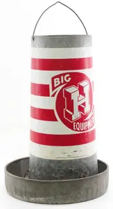 Big H Equipment galvanized chicken feeder