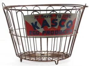 Kasco Egg Products wire egg basket