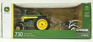 John Deere WF 730 with Grain Drill