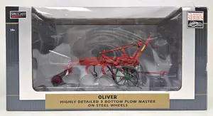 Oliver 3-Bottom Plow Master on Steel Wheels