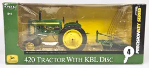 John Deere WF 420 Tractor with KBL Disc