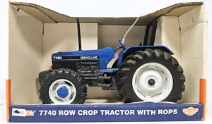 New Holland 7740 Row Crop Tractor with ROPS