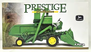 John Deere Combine with 2-Row Corn Head