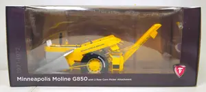 Minneapolis Moline G850 with 2-Row Corn Picker