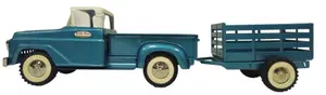 Tonka Toys Pick Up Truck and Trailer