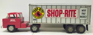 1950's Louis Marx Shop Rite Truck and Trailer