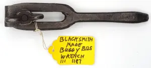 8.5''L Blacksmith-made buggy wrench