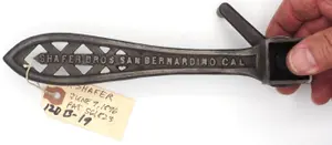9.5''L "Shaffer Bros San Bernadino Cal"