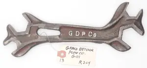 10''L "GDP Co.", on back "G111 C"