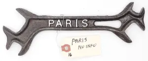 9.75''L "Paris", on back "P"