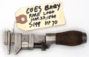 4.75''L Coes 'Baby', Coes Wrench Co, RARE!