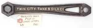 10.25''L "5/8 Twin City Tank & Silo Co."