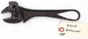 8.5''L King adj. loop handle buggy wrench, RARE!