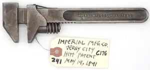 8''L "Imperial Mfg Co Jersey City, NY"