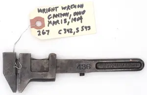 6''L "Wright Wrench Canton O"