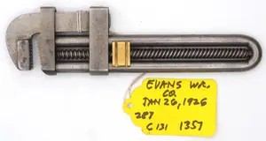 8''L Unmarked Evans Wrench Co.