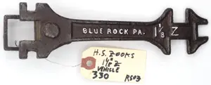 8.75''L "H.S. Zooks Vehicle Wrench"