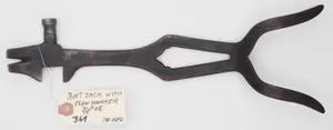 12.75''L Boot jack wrench with claw hammer