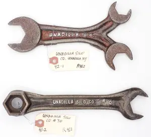 (2) Unadilla Silo Co. Wrenches