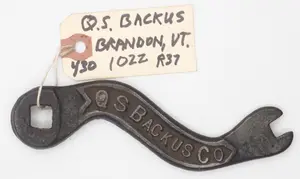 5.75''L "Q.S. Backus Co, Brandon, UT"