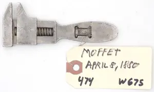 4.25''L "Moffet Pat'd Apr 8-80" bicycle wrench