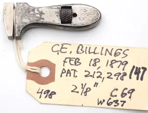2.125''L CE Billings, unmarked, RARE!