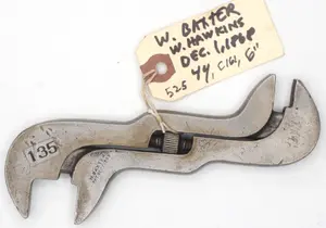 6''L "W Baxter Pat Dec 1 1868"